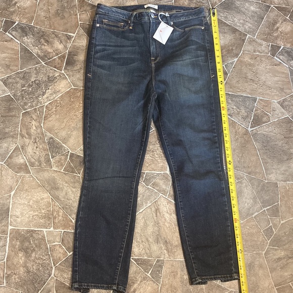 NWT Good American Good Legs Lace Up Back Jeans Sz 18 - Picture 6 of 16